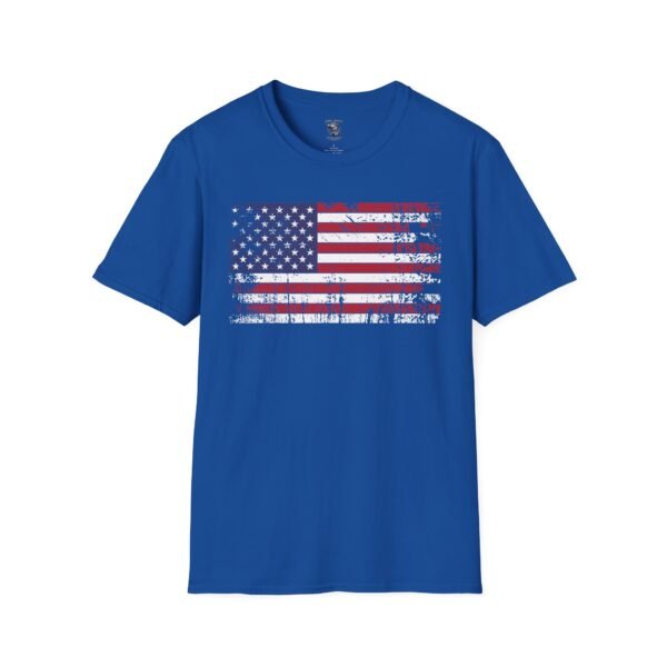 Distressed American Flag T-Shirt | Vintage USA Flag Tee | Patriotic Shirt for Men & Women |  4th of July Outfit | Freedom Gift - Image 61