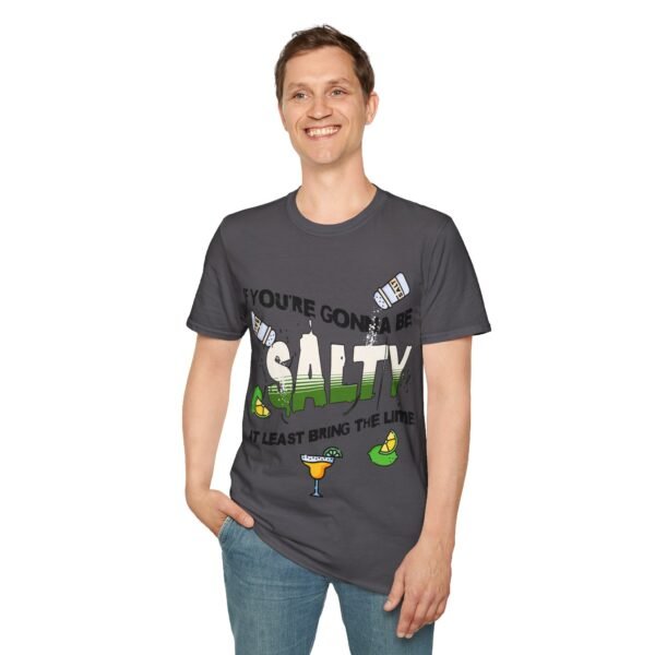 Funny Margarita T-Shirt - 'If You're Gonna Be Salty Bring The Lime' - Unisex Graphic Tee with Salt Shakers & Limes - Image 151