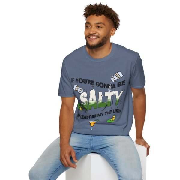 Funny Margarita T-Shirt - 'If You're Gonna Be Salty Bring The Lime' - Unisex Graphic Tee with Salt Shakers & Limes - Image 132