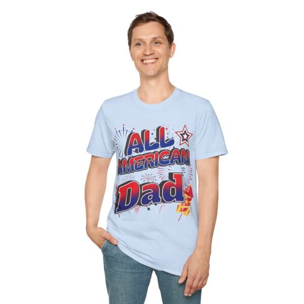 All American Dad Shirt - Patriotic Fireworks Design - Perfect Father's Day Gift - 4th of July Tee - USA Pride Apparel - Image 104