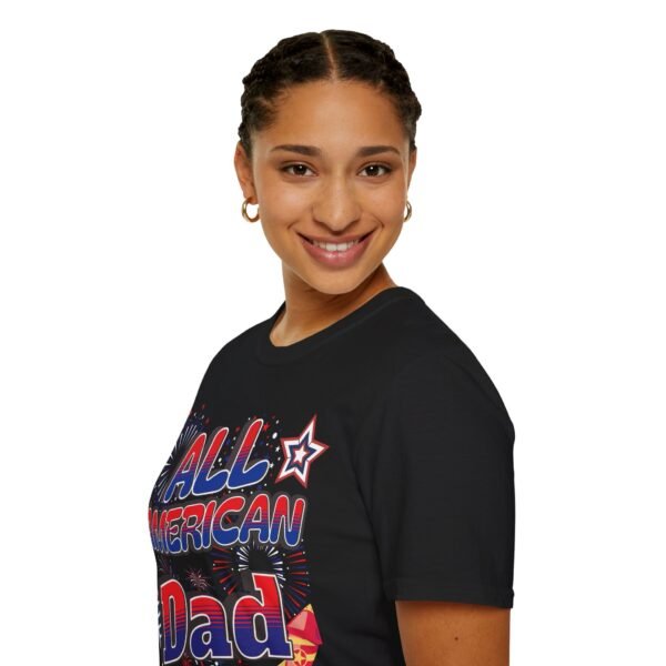 All American Dad Shirt - Patriotic Fireworks Design - Perfect Father's Day Gift - 4th of July Tee - USA Pride Apparel - Image 22