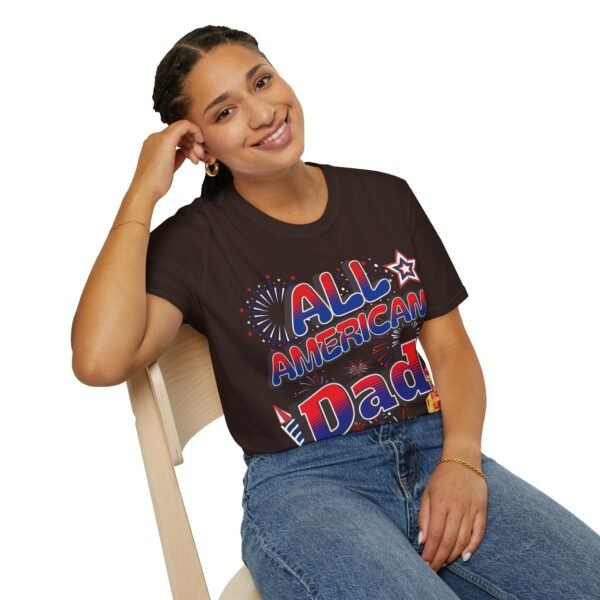 All American Dad Shirt - Patriotic Fireworks Design - Perfect Father's Day Gift - 4th of July Tee - USA Pride Apparel - Image 59