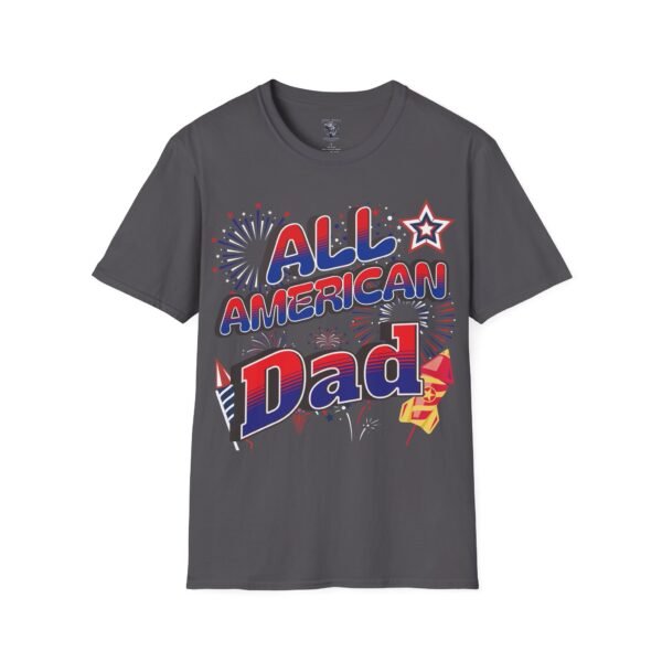 All American Dad Shirt - Patriotic Fireworks Design - Perfect Father's Day Gift - 4th of July Tee - USA Pride Apparel - Image 134