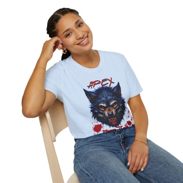 Angry Dire Wolf Apex Predator TShirt / Bloody Wolf Graphic Tee - Image 118