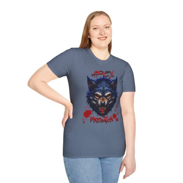 Angry Dire Wolf Apex Predator TShirt / Bloody Wolf Graphic Tee - Image 137