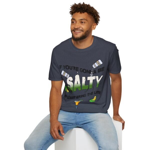 Funny Margarita T-Shirt - 'If You're Gonna Be Salty Bring The Lime' - Unisex Graphic Tee with Salt Shakers & Limes - Image 180