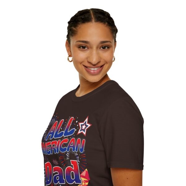 All American Dad Shirt - Patriotic Fireworks Design - Perfect Father's Day Gift - 4th of July Tee - USA Pride Apparel - Image 58