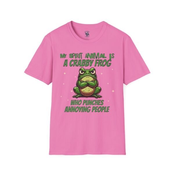 Crabby Frog Spirit Animal Unisex T-Shirt - Image 45