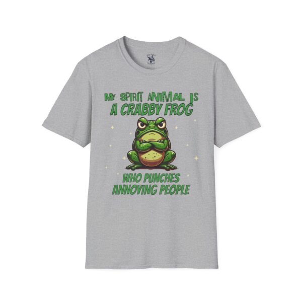 Crabby Frog Spirit Animal Unisex T-Shirt - Image 5