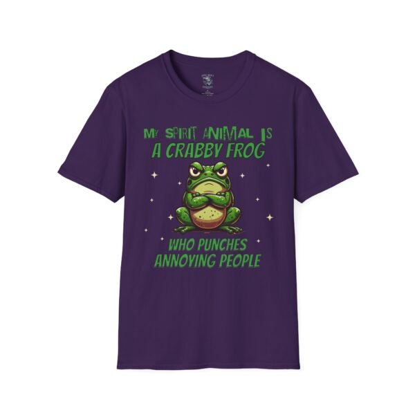 Crabby Frog Spirit Animal Unisex T-Shirt - Image 37