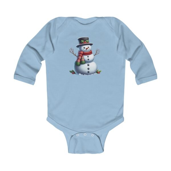 Christmas Snowman Infant Bodysuit - Image 5