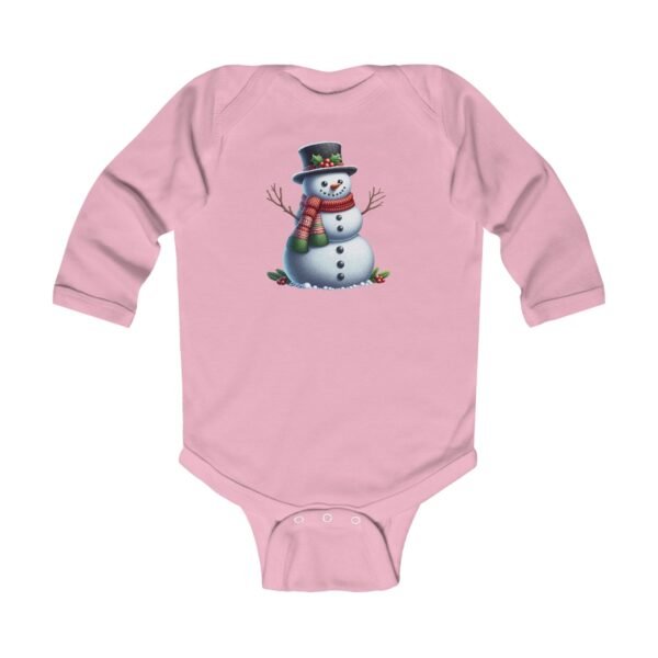 Christmas Snowman Infant Bodysuit - Image 7