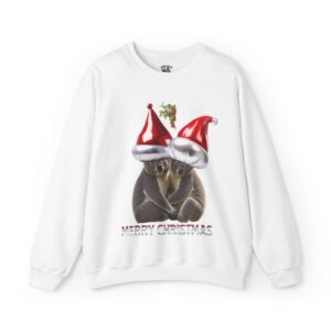 Sweatshirt: Koala Bears in Santa Hats, Seasonal Christmas Design, Unisex